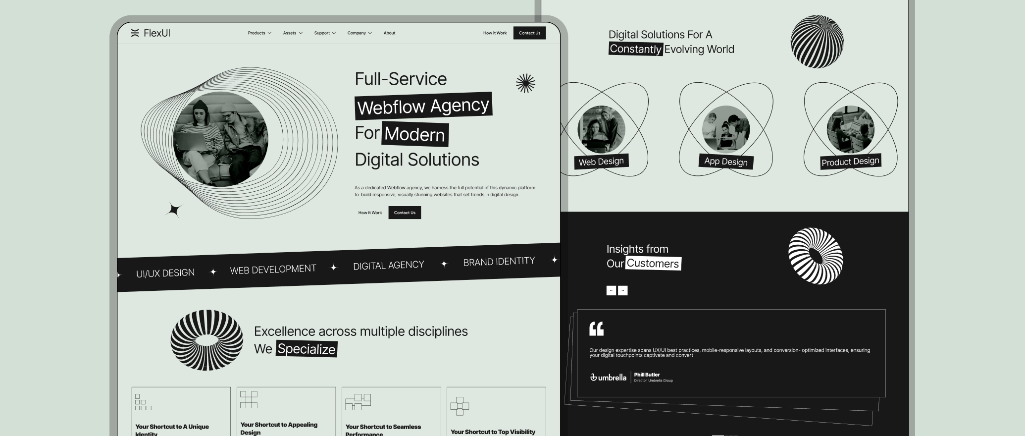 Design Agency Landing Page