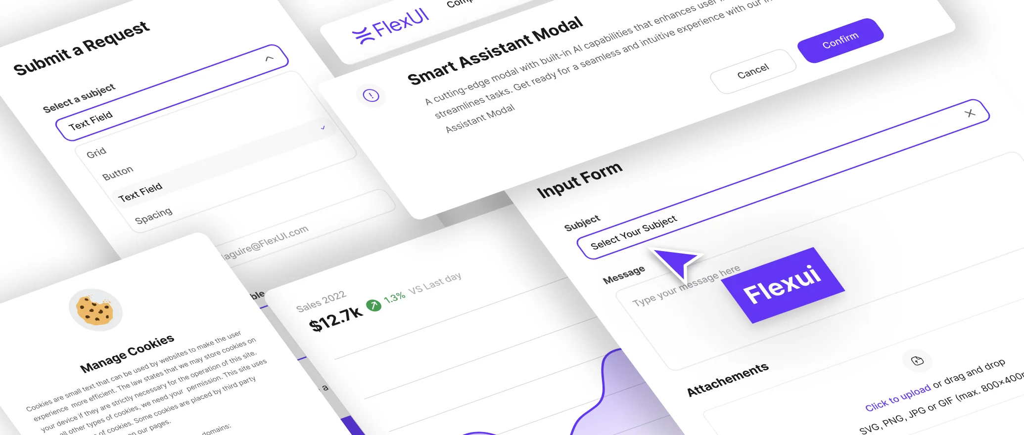 FlexUi Design System and UI Kit 